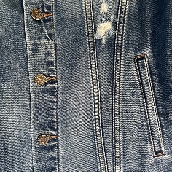 New! Sandrine Rose x Free People boys don’t cry Jean Jacket nwt 18295 - Picture 6 of 15